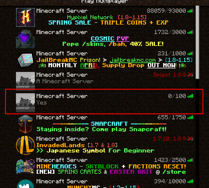 hive minecraft server commands